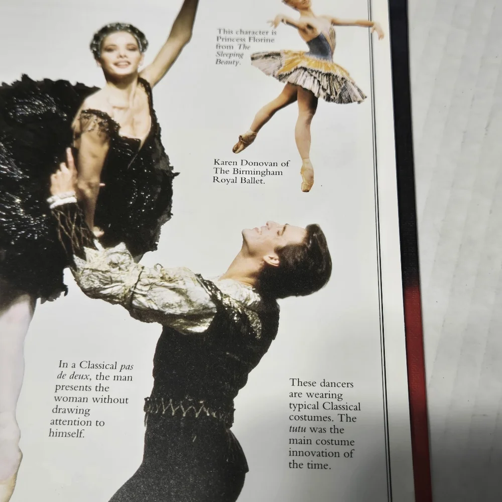 Usborne World of Ballet Book, guide to learning ballet, basic steps and more